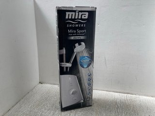 MIRA SHOWERS MIRA SPORT ELECTRIC SHOWER KIT IN WHITE - RRP £370: LOCATION - B5