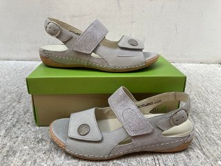 WALD-LAUFER WOMENS LIGHTWEIGHT SANDALS IN GREY - SIZE UK5: LOCATION - B9