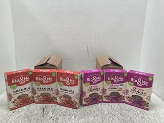 BOX OF BIO&ME SUPER SEEDY & NUTTY GRANOLA - BBE 19.03.25 TO INCLUDE BOX OF BIO&ME COCOA & HAZELNUT GRANOLA - BBE 12.01.25: LOCATION - B10