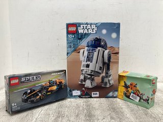 3 X ASSORTED LEGO SETS TO INCLUDE STAR WARS R2-D2 SET - MODEL 75379: LOCATION - C 9