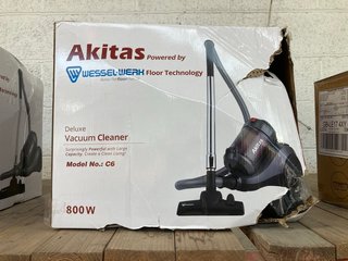 AKITAS DELUXE VACUUM CLEANER - MODEL NO: C6: LOCATION - BR3