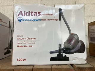 AKITAS DELUXE VACUUM CLEANER - MODEL NO: C6: LOCATION - BR3