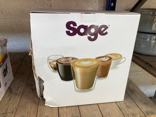 SAGE THE BAMBINO PLUS BEAN TO CUP COFFEE MACHINE - MODEL: SES500BSS4GUK1 - RRP £348: LOCATION - BR3