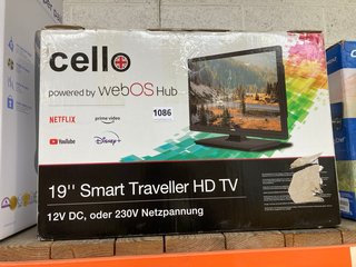 CELLO 19 INCH SMART TRAVELLER HD TELEVISION - RRP £179: LOCATION - BR5