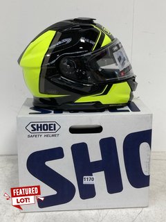 SHOEI GT AIR 3- SCENARIO TC-3 MOTORCYCLE HELMET IN YELLOW/BLACK - SIZE UK M - RRP £649.99: LOCATION - BR6