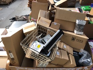 PALLET OF ASSORTED ITEMS TO INCLUDE CISCO SYSTEMS IP PHONE 7970 SERIES LANDLINE & REFLECTOR MOUNTS WITH LATCH: LOCATION - A2 (KERBSIDE PALLET DELIVERY)