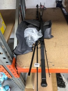 QTY OF ASSORTED FISHING RODS TO INCLUDE PENN PURSUIT IV FISHING ROD: LOCATION - AR3
