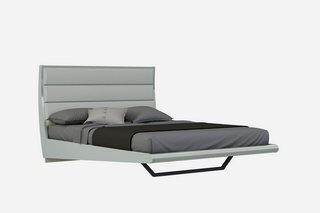 AYRA DOUBLE BED FRAME IN CASHMERE COLOUR - RRP £859: LOCATION - B2