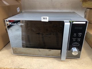 (COLLECTION ONLY) RUSSELL HOBBS 17 LITRE MICROWAVE OVEN IN SILVER: LOCATION - AR4