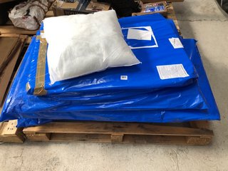 PALLET OF ASSORTED BABY MATTRESSES TO INCLUDE MOTHER NURTURE ECO FIBRE COT BED MATTRESS: LOCATION - B5 (KERBSIDE PALLET DELIVERY)