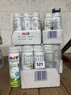 (COLLECTION ONLY) QTY OF HIPP 200ML ORGANIC COMBIOTIC FIRST INFANT MILK - FROM BIRTH - BBE: 20.08.2024: LOCATION - BR9