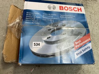 BOSCH BRAKE DISC FOR RENAULT CAR: LOCATION - BR9