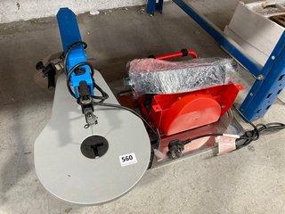 CLARKE ETC8 ELECTRIC TILE CUTTER TO ALSO INCLUDE CLARKE CSS400D 16 INCH SCROLL SAW: LOCATION - BR11