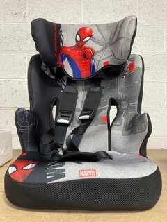 MARVEL SPIDERMAN CAR SEAT IN MULTI COLOUR: LOCATION - BR12