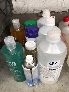 (COLLECTION ONLY) QTY OF ASSORTED ITEMS TO INCLUDE MAN CAVE 500ML SEA SALT SHOWER GEL: LOCATION - BR17