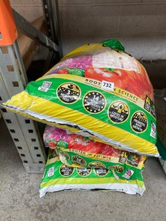 (COLLECTION ONLY) 3 X ASSORTED BAGS OF COMPOST TO INCLUDE MIRACLE GRO PEAT FREE COMPOST: LOCATION - AR7