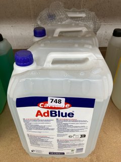 (COLLECTION ONLY) 3 X CARLUBE 10 LITRE AD BLUE (PLEASE NOTE: 18+YEARS ONLY. ID MAY BE REQUIRED): LOCATION - AR8