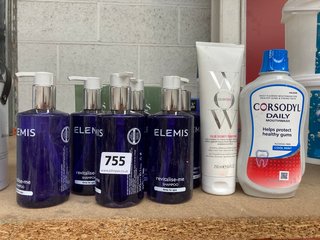 (COLLECTION ONLY) QTY OF ASSORTED BEAUTY ITEMS TO INCLUDE QTY OF ELEMIS 300ML REVITALISE ME SHAMPOO: LOCATION - AR9