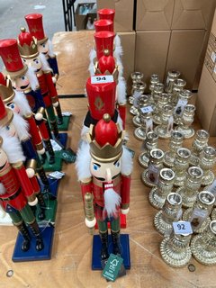 QTY OF ORNAMENTAL CHRISTMAS NUTCRACKERS: LOCATION - BT3