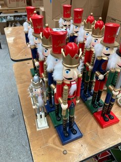 QTY OF ORNAMENTAL CHRISTMAS NUTCRACKERS: LOCATION - BT3