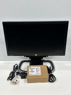 HP PRO DISPLAY P221 PC MONITOR IN BLACK. (WITH MAINS POWER CABLE AND OTHER CABLES AND ACCESSORIES) [JPTM117193]