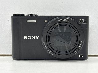 SONY DSCWX350 DIGITAL (18.2 MP, 20X OPTICAL ZOOM) COMPACT CAMERA IN BLACK. (UNIT ONLY) [JPTM117376]