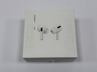 APPLE AIRPODS PRO WIRELESS EARBUDS IN WHITE: MODEL NO A2083 A2084 A2190 (WITH BOX) [JPTM117311]