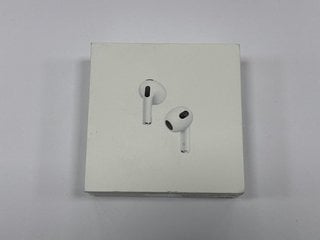 APPLE AIRPODS (3RD GENERATION) WIRELESS EARPHONES IN WHITE: MODEL NO A2565 A2564 A2897 (WITH BOX) [JPTM117280]