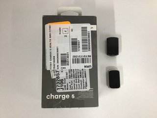 2X FITBIT CHARGE 5 HEALTH & FITNESS TRACKERS: MODEL NO FB421 (WITH ACCESSORIES AS SHOWN) [JPTM117035]