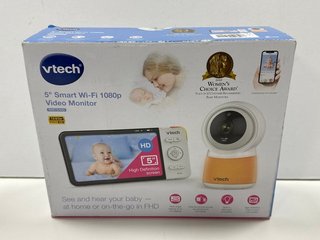 VTECH 5" SMART WI-FI 1080P VIDEO BABY MONITOR IN WHITE: MODEL NO RM5754HD (WITH BOX & ALL ACCESSORIES) [JPTM117355]