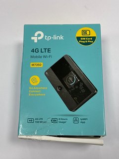 TP-LINK 4G LTE MOBILE WI-FI IN BLACK: MODEL NO M7350 (WITH BOX & CHARGER CABLE) [JPTM117257]