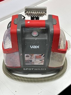 VAX SPOTWASH HOME APPLIANCE (ORIGINAL RRP - £129.99) IN RED/BLACK: MODEL NO CDCW-CSXS (UNIT ONLY) [JPTM117327]