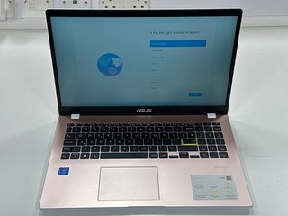 ASUS VIVOBOOK 128 GB LAPTOP IN ROSE PINK: MODEL NO E510M (WITH BOX & ALL ACCESSORIES). INTEL CELERON N4020 @ 1.10 GHZ, 4 GB RAM, 15.6" SCREEN, INTEL UHD GRAPHICS 600 [JPTM117229]