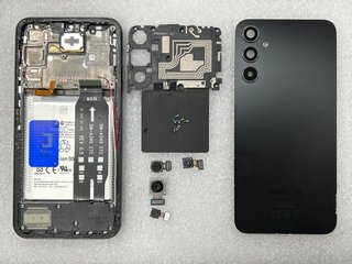 SAMSUNG GALAXY A34 5G SMARTPHONE IN GRAPHITE. (UNIT ONLY, MAIN PCB REMOVED. FINAL IMAGE TO SHOW SCREEN TURNED ON PRIOR TO BEING REMOVED FROM PHONE ONLY (SPARES & REPAIRS)) [JPTM117251]