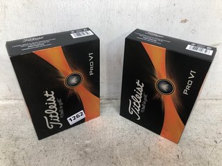 2 X TITLEIST PRO V1 GOLF BALL PACKS: LOCATION - D11