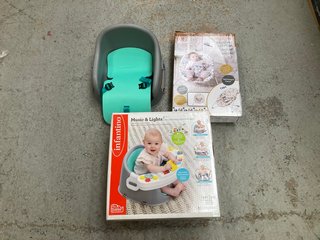 3 X ASSORTED BABY ITEMS TO INCLUDE RED KITE BAMBINO ELEPHANT BOUNCER: LOCATION - D6