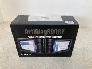 TOPDON ARTIDIAG 800BT DIAGNOSTIC TOOL RRP - £317: LOCATION - WHITE BOOTH