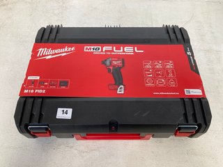 MILWAUKEE M18 FUEL IMPACT DRIVER MODEL: FID2 RRP - £126: LOCATION - WHITE BOOTH