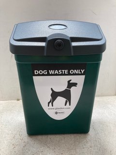 GLASDON FIDO MMK2 25 GREY AND GREEN BIN: LOCATION - A6