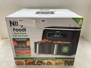 NINJA FOODI DUAL ZONE 7.6L AIR FRYER - MODEL: AF300UK - RRP: £149: LOCATION - A7