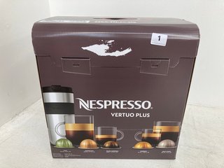 NESPRESSO VERTUO PLUS COFFEE MACHINE RRP - £199: LOCATION - WHITE BOOTH