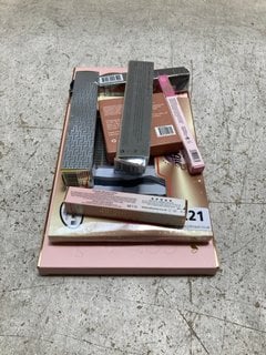 QTY OF ASSORTED BEAUTY ITEMS TO INCLUDE PLOUISE WEDDING WISH XL PALETTE FOR EYE AND FACE AND LANCOME HYPNOSE MASCARA IN INTENSE BLACK: LOCATION - A8