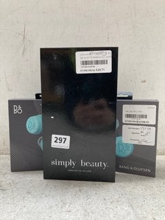 2 X BANG & OLUFSEN E8 SPORT WIRELESS SPORTS EARPHONES TO ALSO INCLUDE SIMPLY BEAUTY SONIC ELECTRIC TOOTHBRUSH: LOCATION - A11