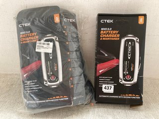 2 X CTEK MXS 5.0 BATTERY CHARGER & MAINTAINER AUTOMATIC CHARGING WITH RECORD FUNCTION: LOCATION - A17