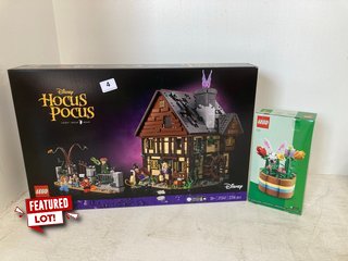 LEGO IDEAS HOCUS POCUS BUILD KIT MODEL: 21341 TO INCLUDE LEGO EASTER BASKET BUILD KIT MODEL: 40587 COMBINED RRP - £220: LOCATION - WHITE BOOTH