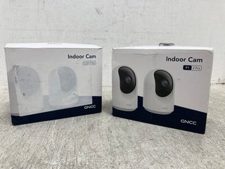 2 X GNCC P1 2PC INDOOR SECURITY CAMERAS: LOCATION - B8