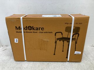 MEDOKARE SHOWER STOOL - CHAIR WITH RAILS: LOCATION - C5