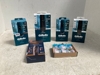 6 X ASSORTED BEAUTY ITEMS TO INCLUDE 4 X GILLETTE INTIMATE I3 HAIR TRIMMERS: LOCATION - C6