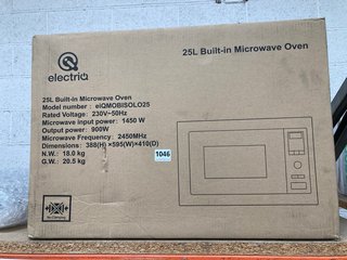 ELECTRIQ 25L BUILT IN MICROWAVE OVEN 900W: LOCATION - AR15