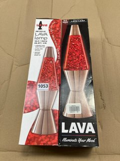 2 X METALLIC LAVA LAMP 36.83 CM: LOCATION - AR 2